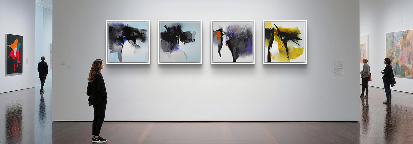 acheter des tableaux artistes marocain abstrait 